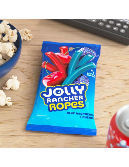 Cuerdas Jolly Rancher Frambuesa Azul y Cereza 170g - My American Market