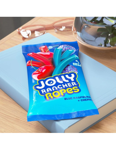 Cuerdas Jolly Rancher Frambuesa Azul y Cereza 170g - My American Market