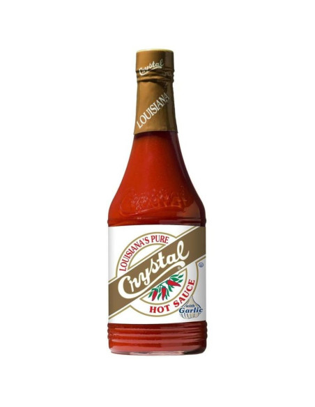 Salsa piccante Crystal all'aglio 355 ml - My American Market