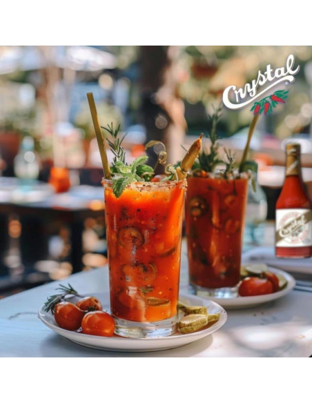 Salsa piccante Crystal all'aglio 355 ml - My American Market