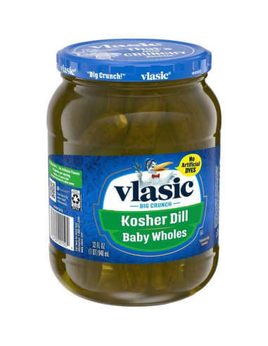 Eneldo Kosher Vlasic Baby Wholes 946 ml - My American Market