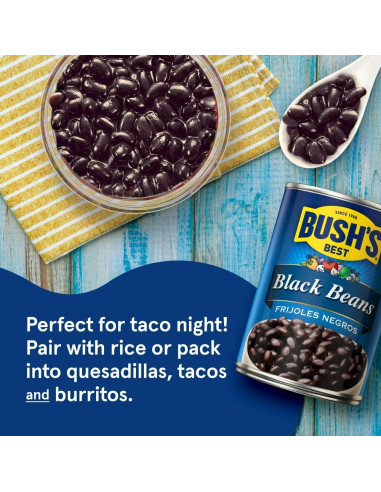 Bush's Best - Black Beans (fagioli neri cucinati) - My American Market