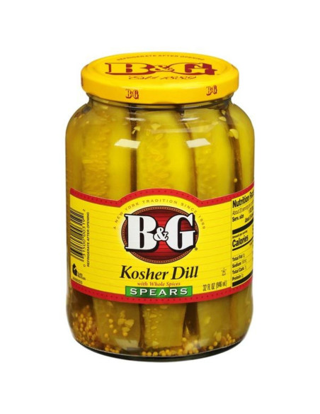 B&G Kosher Dill Spears 946ml - My American Market