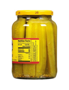 Lanzas de eneldo kosher B&G 946 ml - My American Market 2