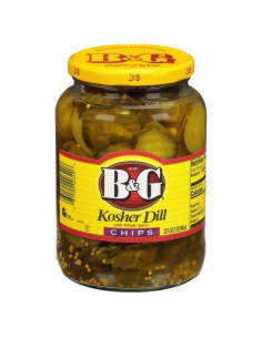 B&G Kosher Dill Chips 946ml - My American Market