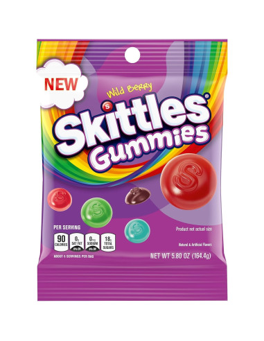 Skittles Gummies ai frutti di bosco - My American Market