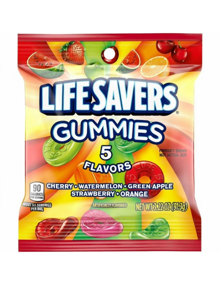 Gomitas Lifesavers de 5 sabores - My American Market