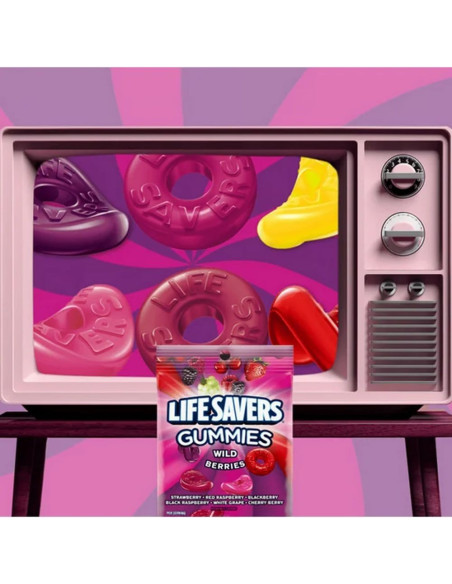 Life Savers - Gummies Wild Berries Share Size (gélifiés fruits rouges, à partager) - My American Market