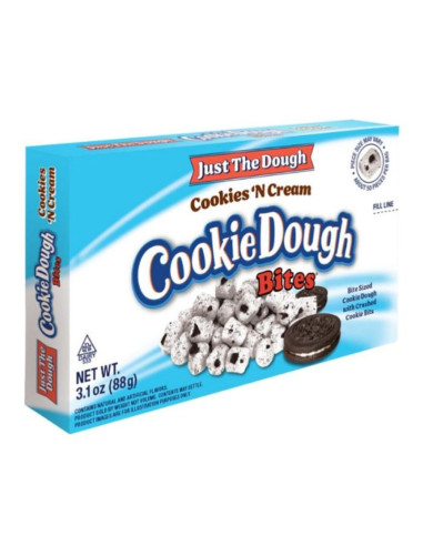Just the Dough Cookies 'N Cream Cookie Dough Bites - My American Market