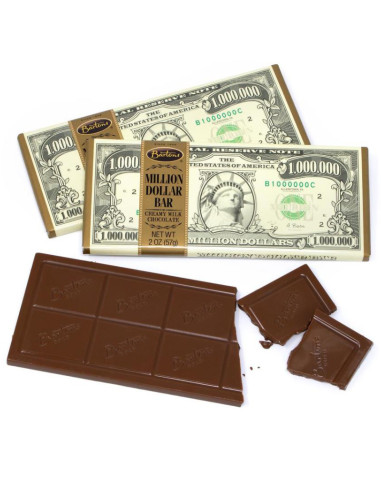 Barton's - Million Dollar Bar (barre chocolatée caramel et cacahuètes) - My American Market