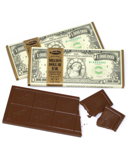 Barton's - Million Dollar Bar (barre chocolatée caramel et cacahuètes) - My American Market