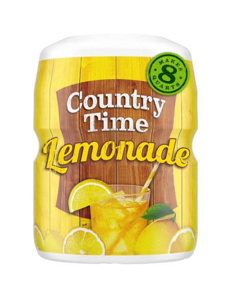 Country Time - Lemonade Drink Mix (boisson en poudre à diluer, limonade) - My American Market