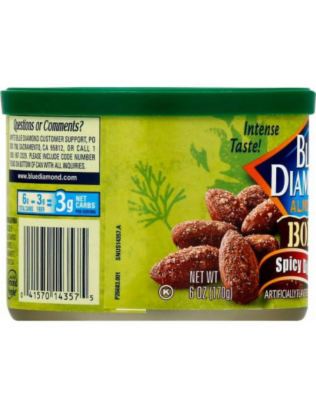 Blue Diamond Almonds Bold Spicy Dill Pickle - My American Market