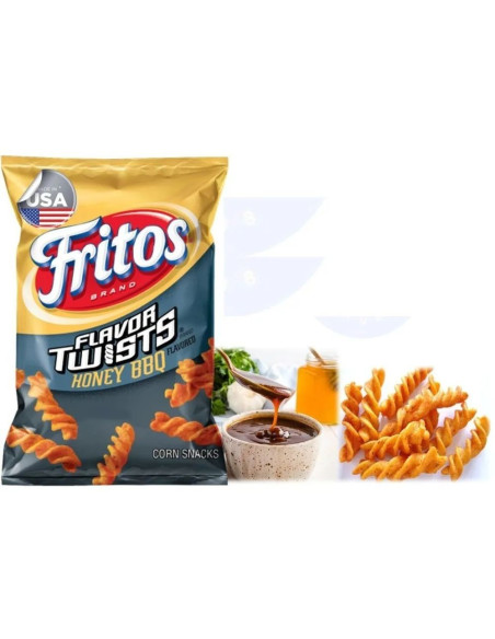 Fritos Flavor Twist Miele BBQ 127g - My American Market