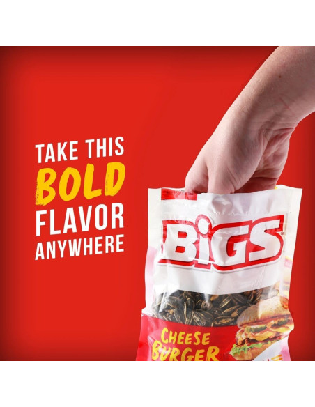 Bigs Cheese Burger Sunflower Seeds - My American Market