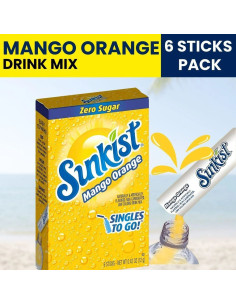 Sunkist Singles To Go Mango Orange - My American Market 2