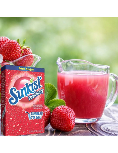 Sunkist Singles To Go Fragola - My American Market