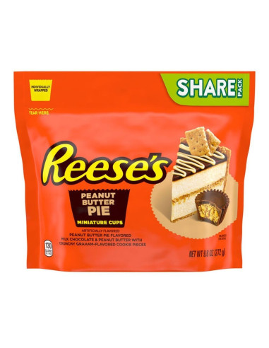 Confezione da condividere di mini tazze di torta al burro d'arachidi Reese's - My American Market