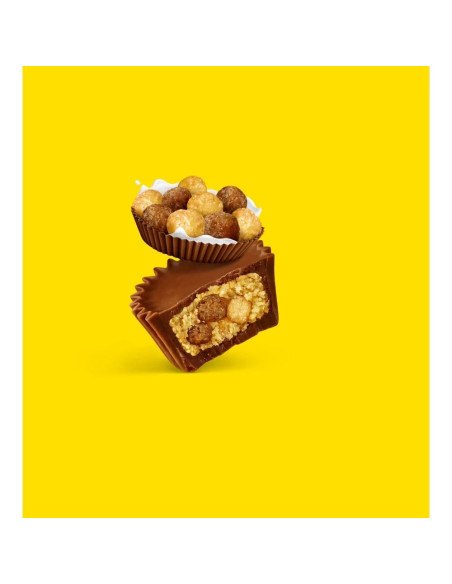 Mini tazas de cacahuete de Reese's con bolitas de Reese's - My American Market