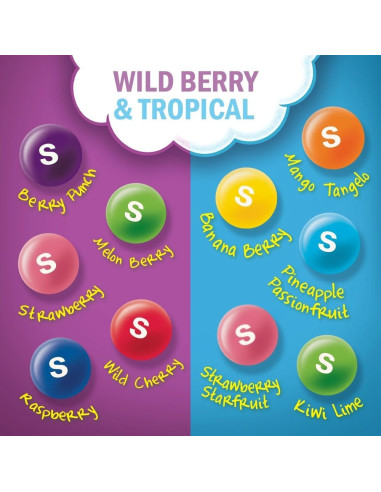 Skittles Flavor Mash-Ups Wild Berry & Tropical - My American Market