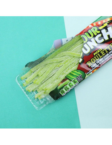 Roulette di sottaceti con cannucce di punch acido - My American Market