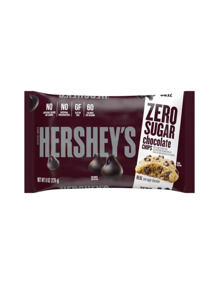 Chips de chocolate sin azúcar de Hershey - My American Market