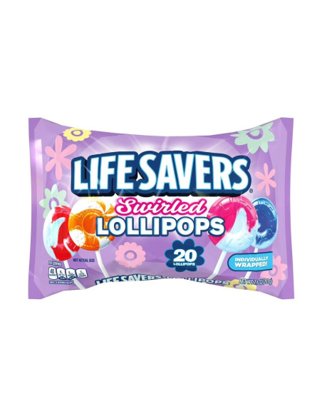 Piruletas en espiral Lifesavers X20 - My American Market