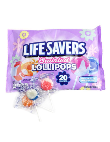 Piruletas en espiral Lifesavers X20 - My American Market