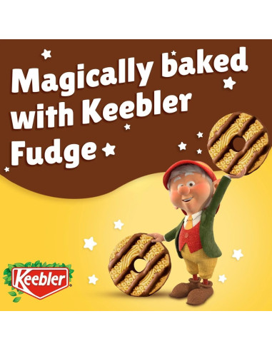 Keebler - Fudge Stripes Minis (mini sablés nappés de chocolat) - My American Market