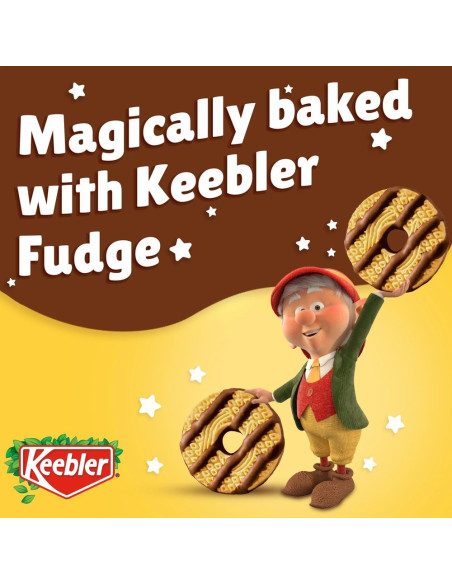 Keebler - Fudge Stripes Minis (mini sablés nappés de chocolat) - My American Market