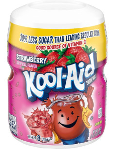 Preparato per bevanda Kool-Aid alla fragola - My American Market