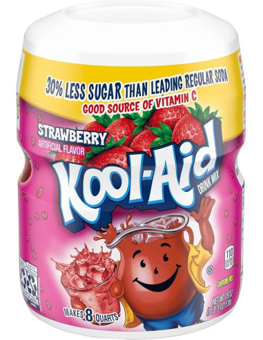 Mezcla de bebida Kool-Aid de fresa - My American Market