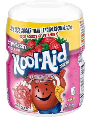 Preparato per bevanda Kool-Aid alla fragola - My American Market