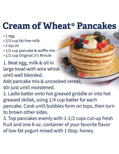 Cream of Wheat - Original Hot Cereal (crème de blé chaude à préparer) - My American Market