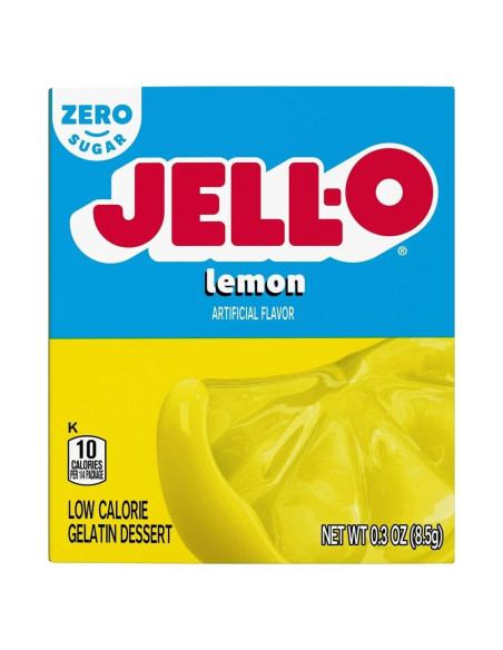 Jell-O Limón Gelatina Sin Azúcar - My American Market