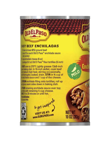 Old El Paso - Red Enchilada Sauce Mild (sauce rouge pour enchiladas, douce) - My American Market