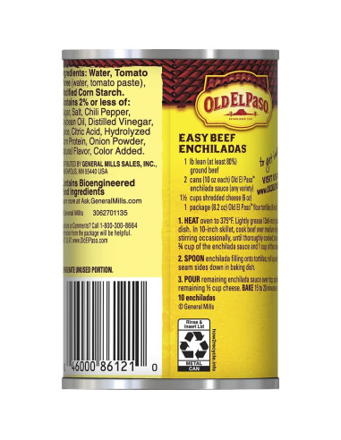 Old El Paso Red Enchilada Sauce Medium - My American Market