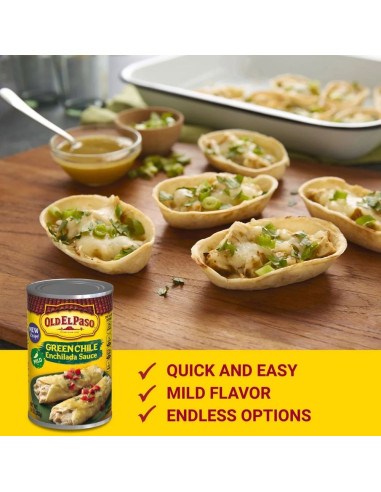 Old El Paso Green Chile Enchilada Sauce Mild - My American Market