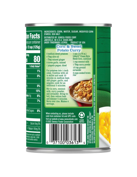 Libby's Cream Style Sweet Corn - My American Market