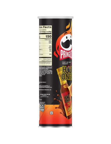 Pringles Hot Ones Rojo - My American Market