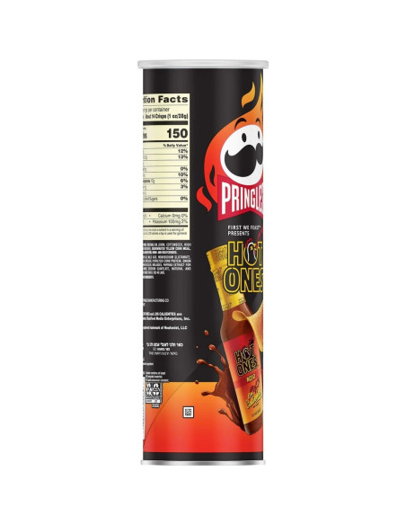Pringles Hot Ones Rojo - My American Market