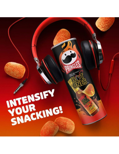 Pringles Hot Ones Rojo - My American Market