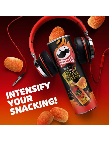 Pringles Hot Ones Rojo - My American Market