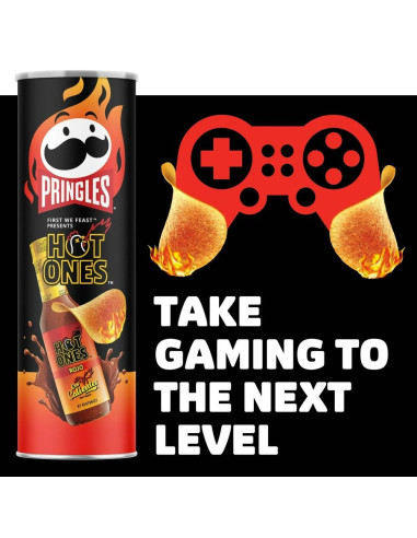 Pringles Hot Ones Rojo - My American Market