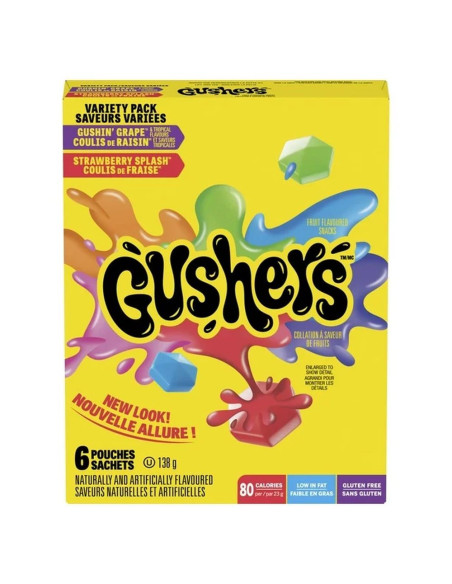 Gushers Gushin' Grape & Strawberry Splash - My American Market
