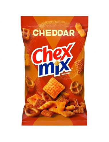Chex Mix Savory Snack Mix Cheddar 226g - My American Market
