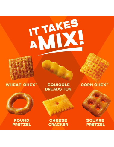 Chex Mix - Savoury Snack Mix Cheddar (mélange apéritif au cheddar) - My American Market