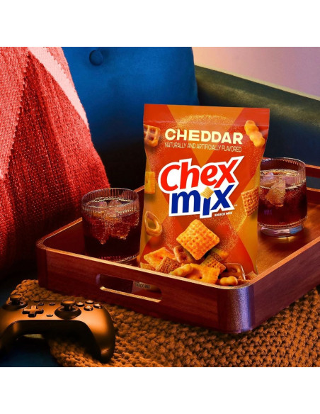 Chex Mix - Savoury Snack Mix Cheddar (mélange apéritif au cheddar) - My American Market