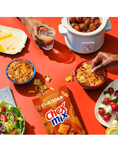 Chex Mix - Savoury Snack Mix Cheddar (mélange apéritif au cheddar) - My American Market