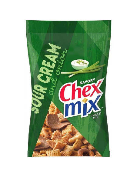 Chex Mix - Savoury Snack Mix Sour Cream & Onion (mélange apéritif crème-oignon) - My American Market